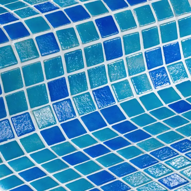 אריח פסיפס זכוכית 2.5×2.5 – מיקס 25004-B | סדרת MIX מבית Ezarri
