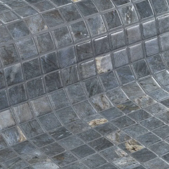 אריח פסיפס זכוכית מט 2.5×2.5 – Dolerite | סדרת ZEN מבית Ezarri