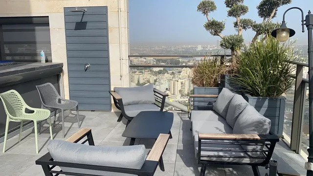 ריצוף חוץ פורג'ה גריי 60*60 עובי 2 ס"מ דרגת החלקה R11
