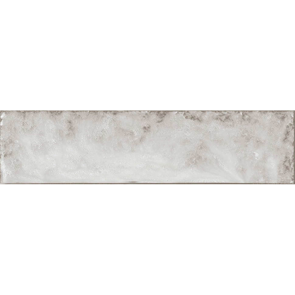 אריח בריק לחיפוי קירות גוף לבן גוון אפור גימור מבריק 7.5×30 תוצרת ספרד